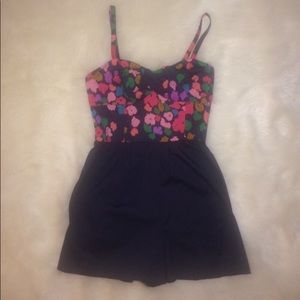 Anthropologie Eloise Colorful Romper XS
